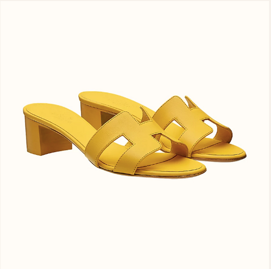 Hermes Yellow Jaune Citron Oasis Sandal