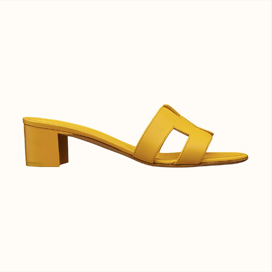 Hermes Yellow Jaune Citron Oasis Sandal